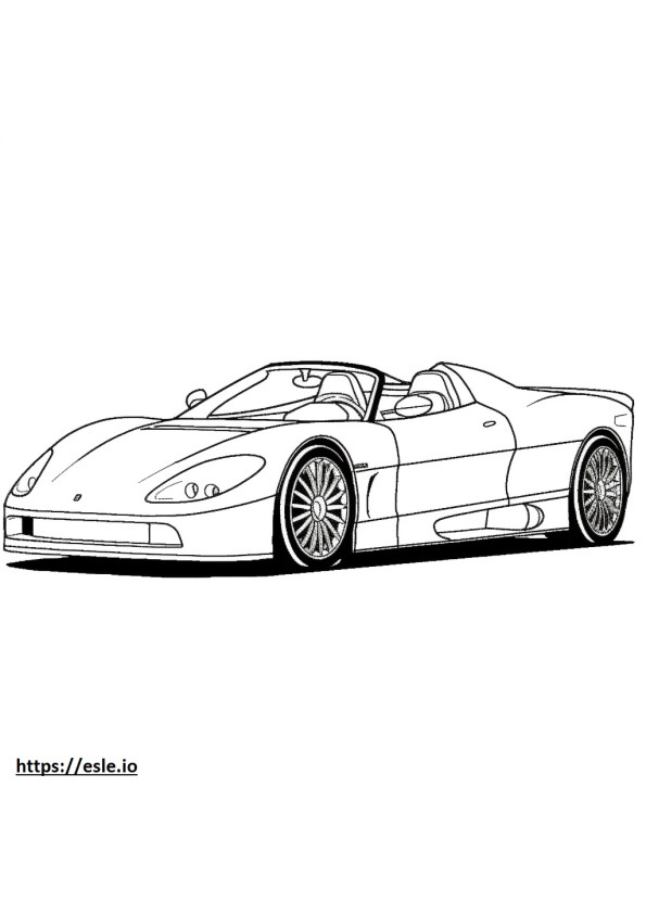 Spyker coloring pages - free printable