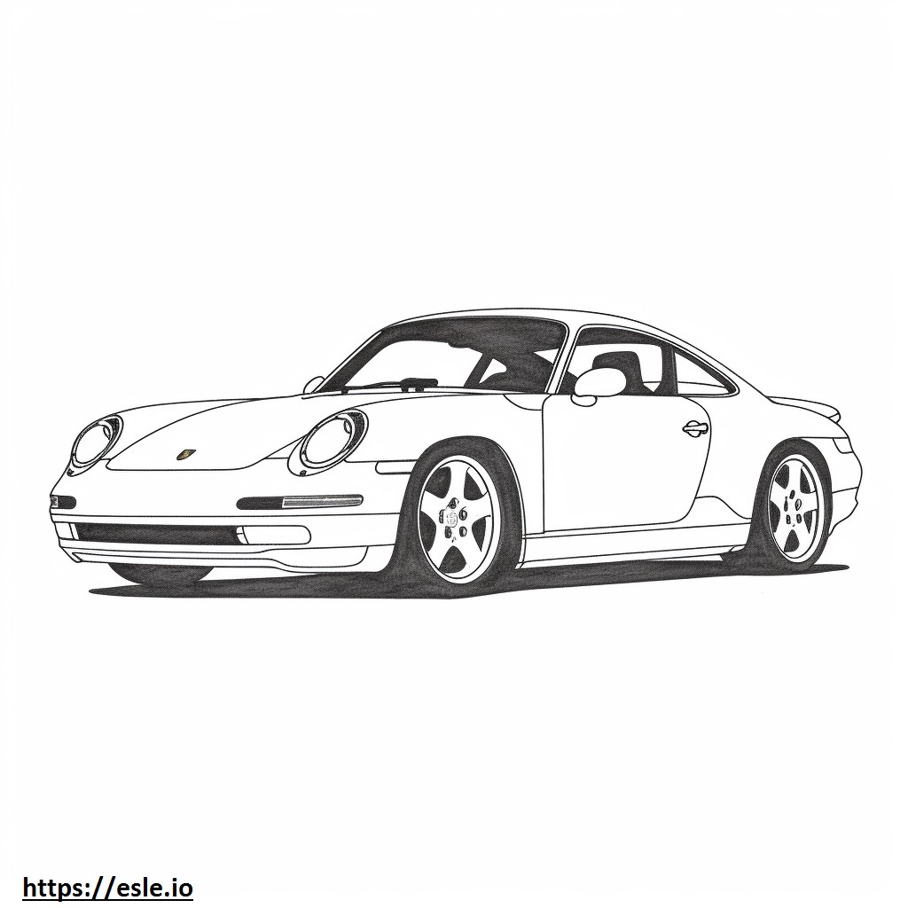 Porsche 911 Turbo S Coupé para colorir