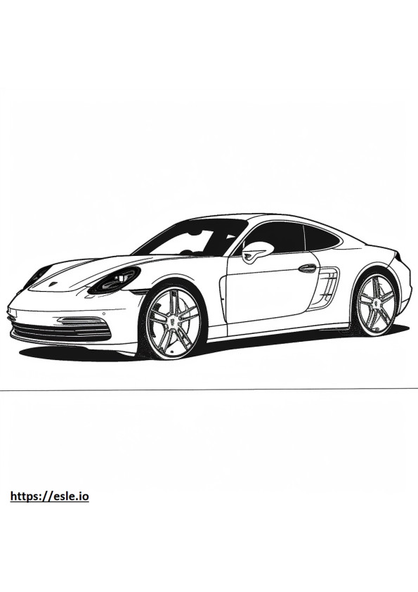 Porsche 911 Turbo S Coupe coloring page
