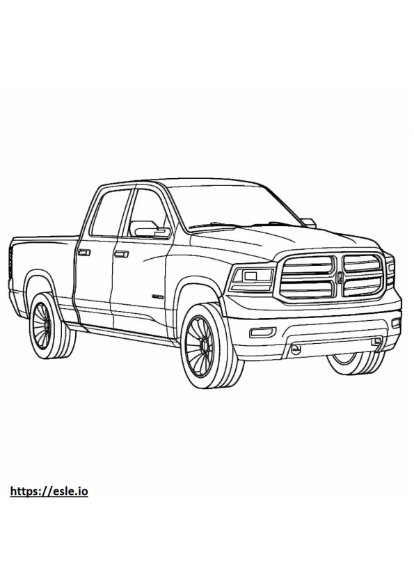 Ram HFE 2WD coloring page