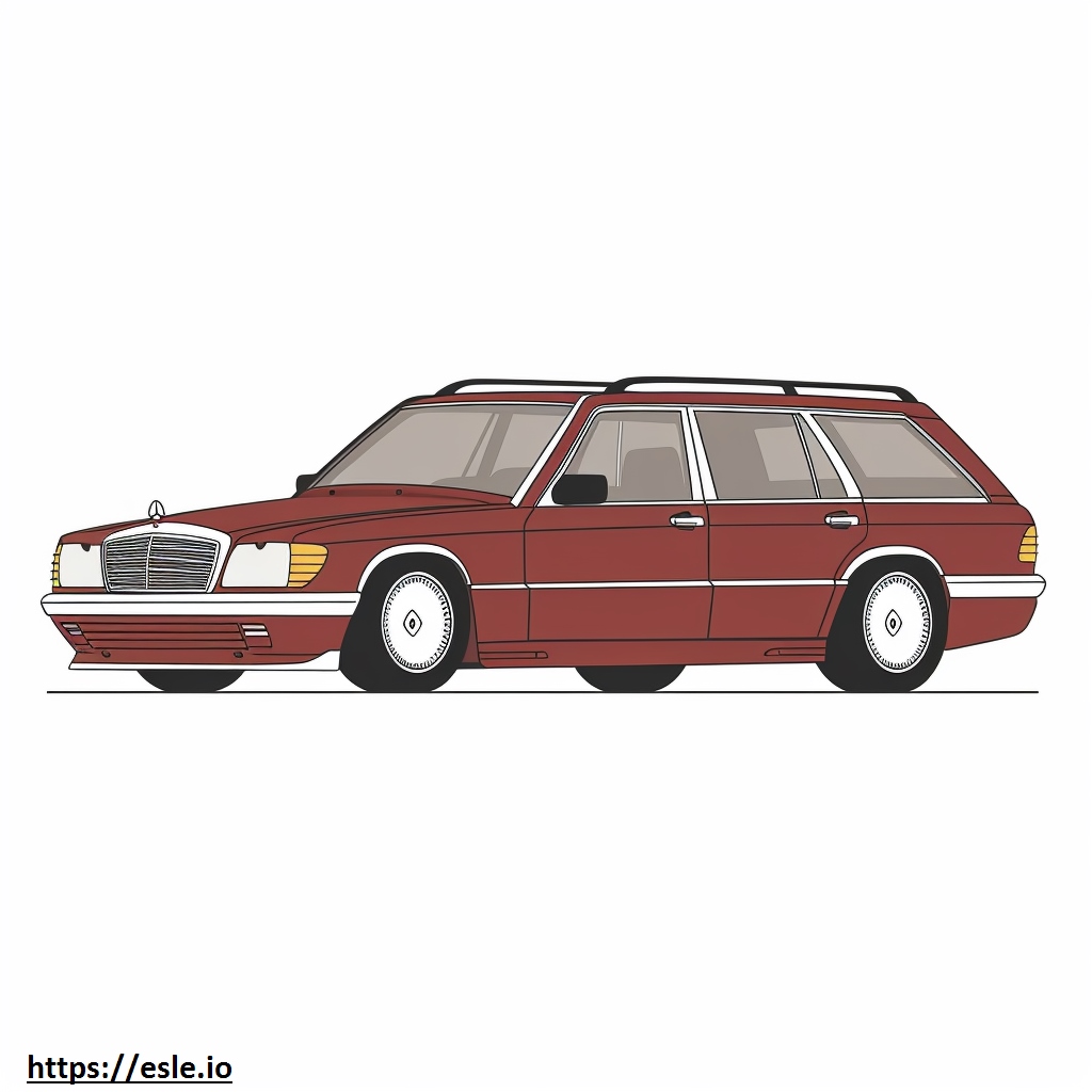 Mercedes-Benz C240 FFV (Wagon) coloring page
