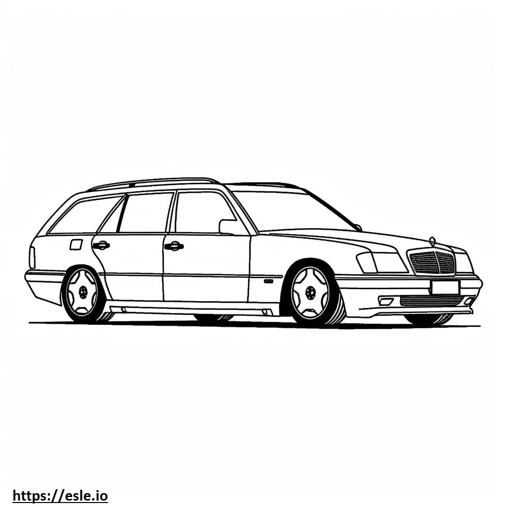 Mercedes-Benz C240 FFV (Wagon) coloring page