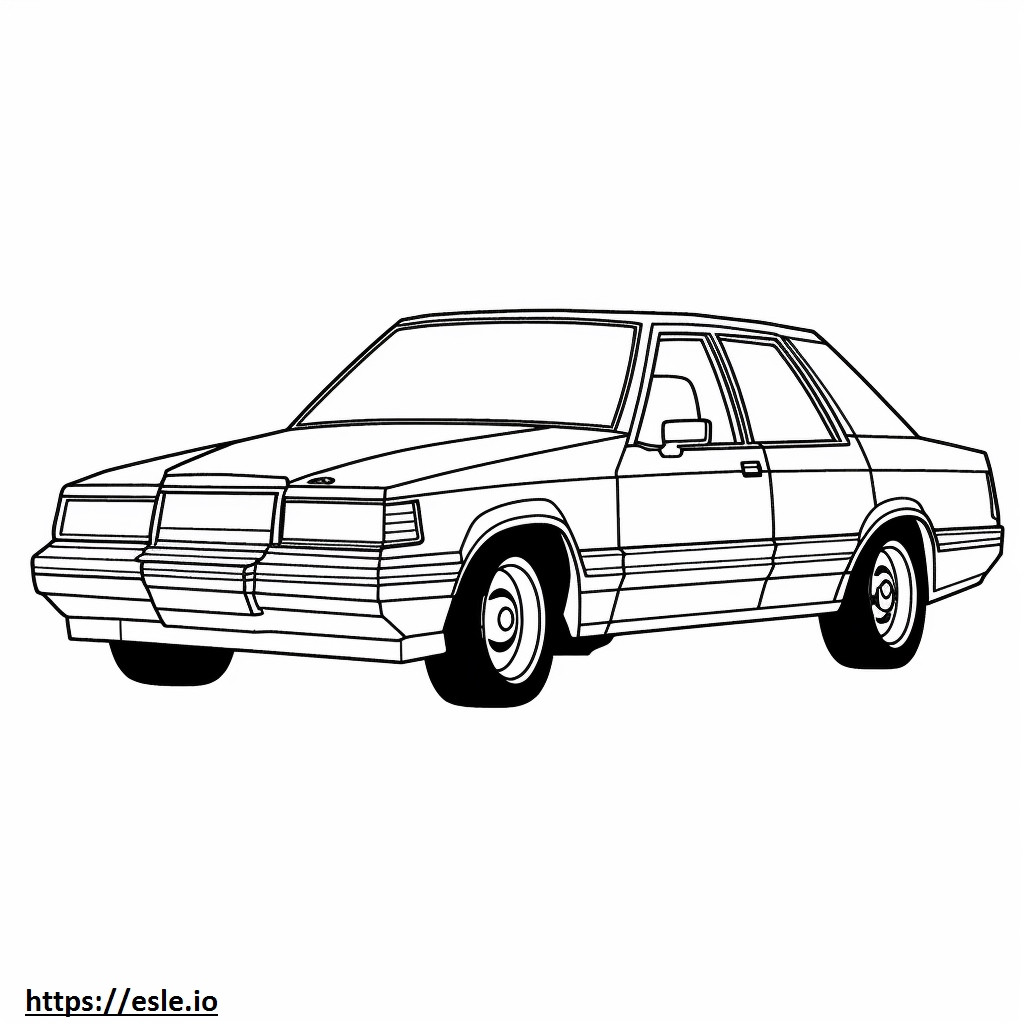 Chevrolet Turbo Sprint coloring page