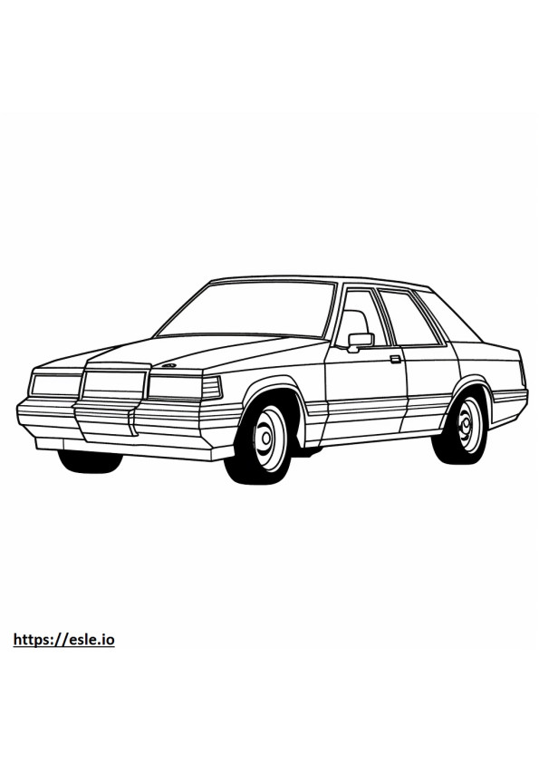 Chevrolet Turbo Sprint coloring page