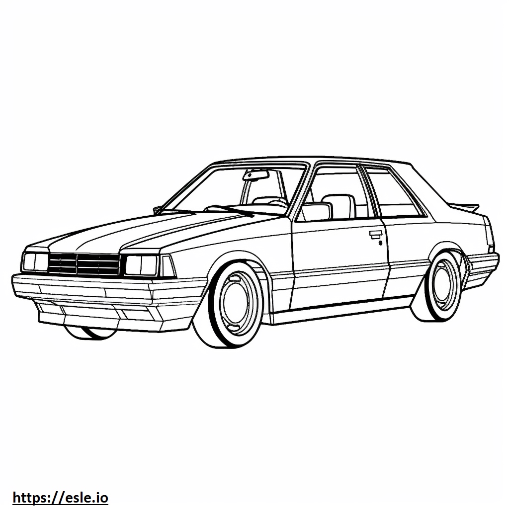 Chevrolet Turbo Sprint coloring page