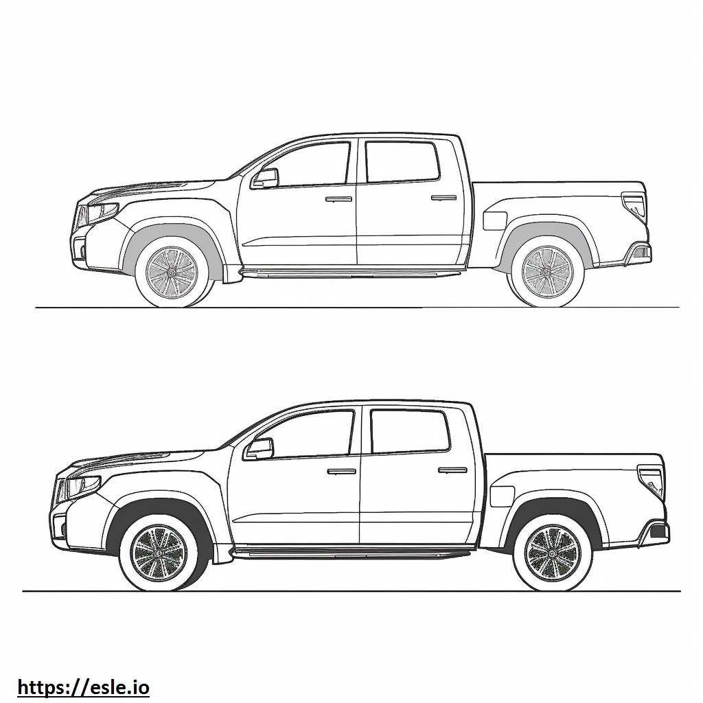 Toyota Tundra 4WD FFV coloring page