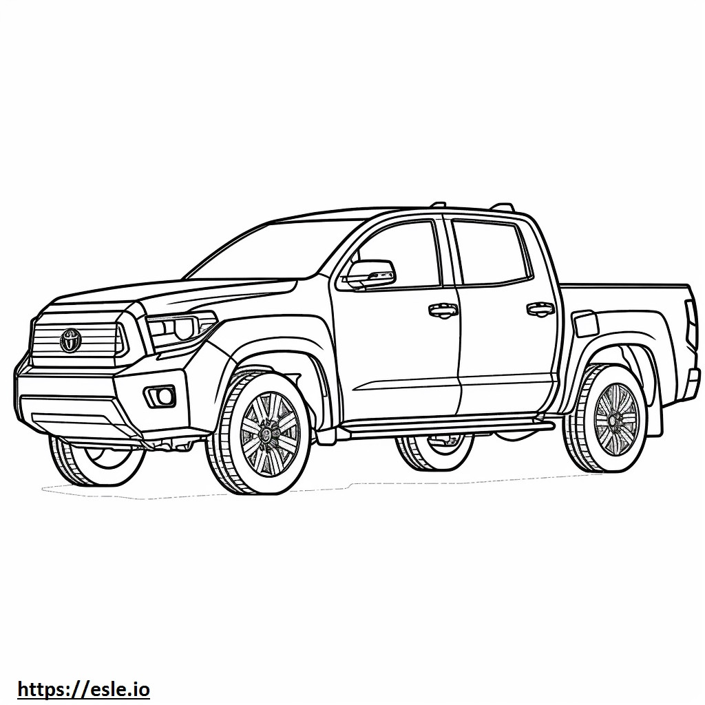 Toyota Tundra 4WD FFV gambar mewarnai