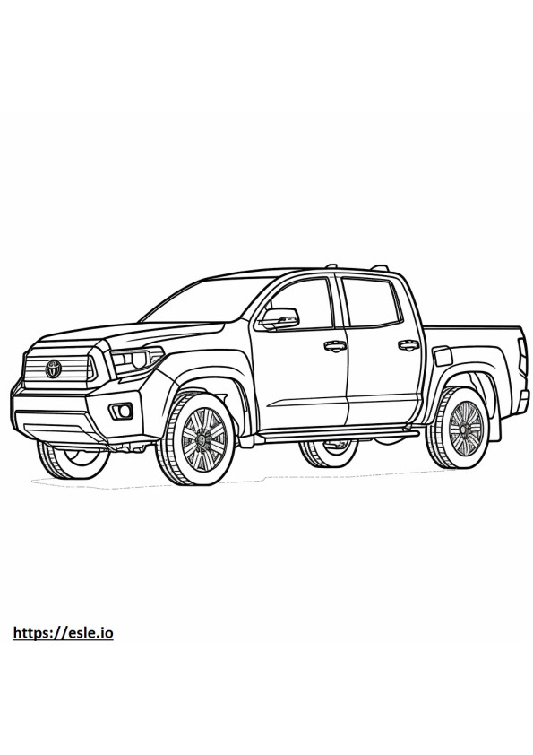 Toyota Tundra 4WD FFV gambar mewarnai