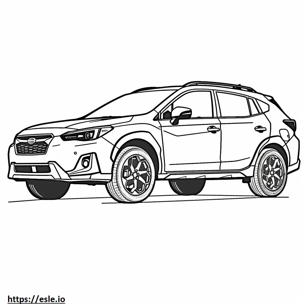 Subaru Crosstrek trazione integrale da colorare