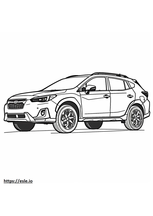Subaru Crosstrek AWD szinező
