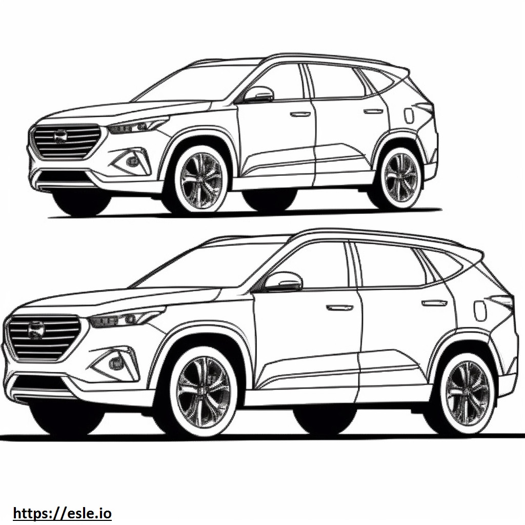 Hyundai Santa Fe Sport Ultimate FWD coloring page