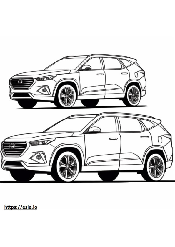 Hyundai Santa Fe Sport Ultimate FWD coloring page