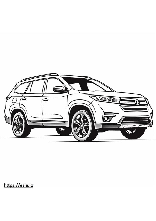 Chevrolet Traverse FWD coloring page
