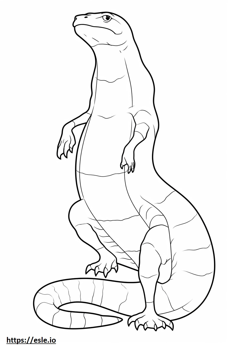 Common European Adder full body coloring page
