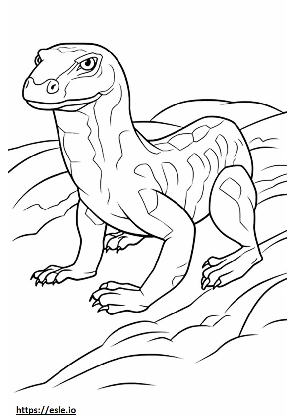 Eastern Racer cute coloring page