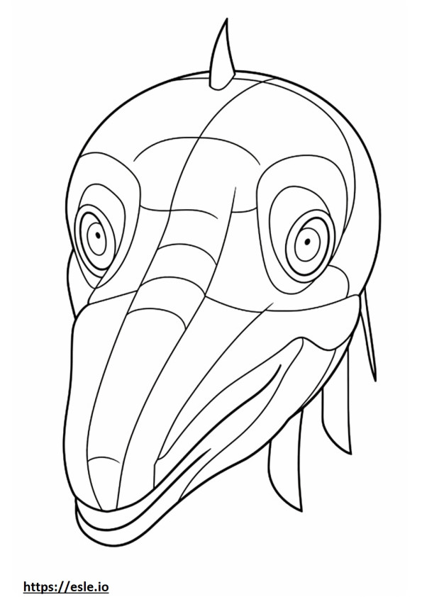 Ichthyosaurus arc szinező