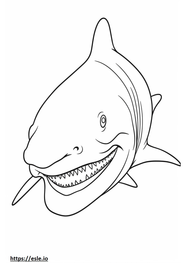 Mavi Köpekbalığı yüzü boyama