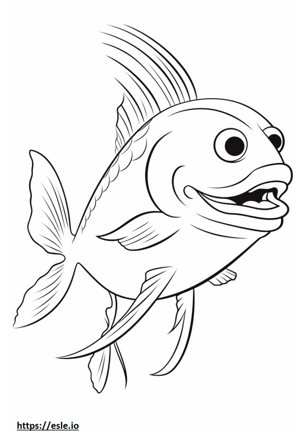 Viperfish aranyos szinező