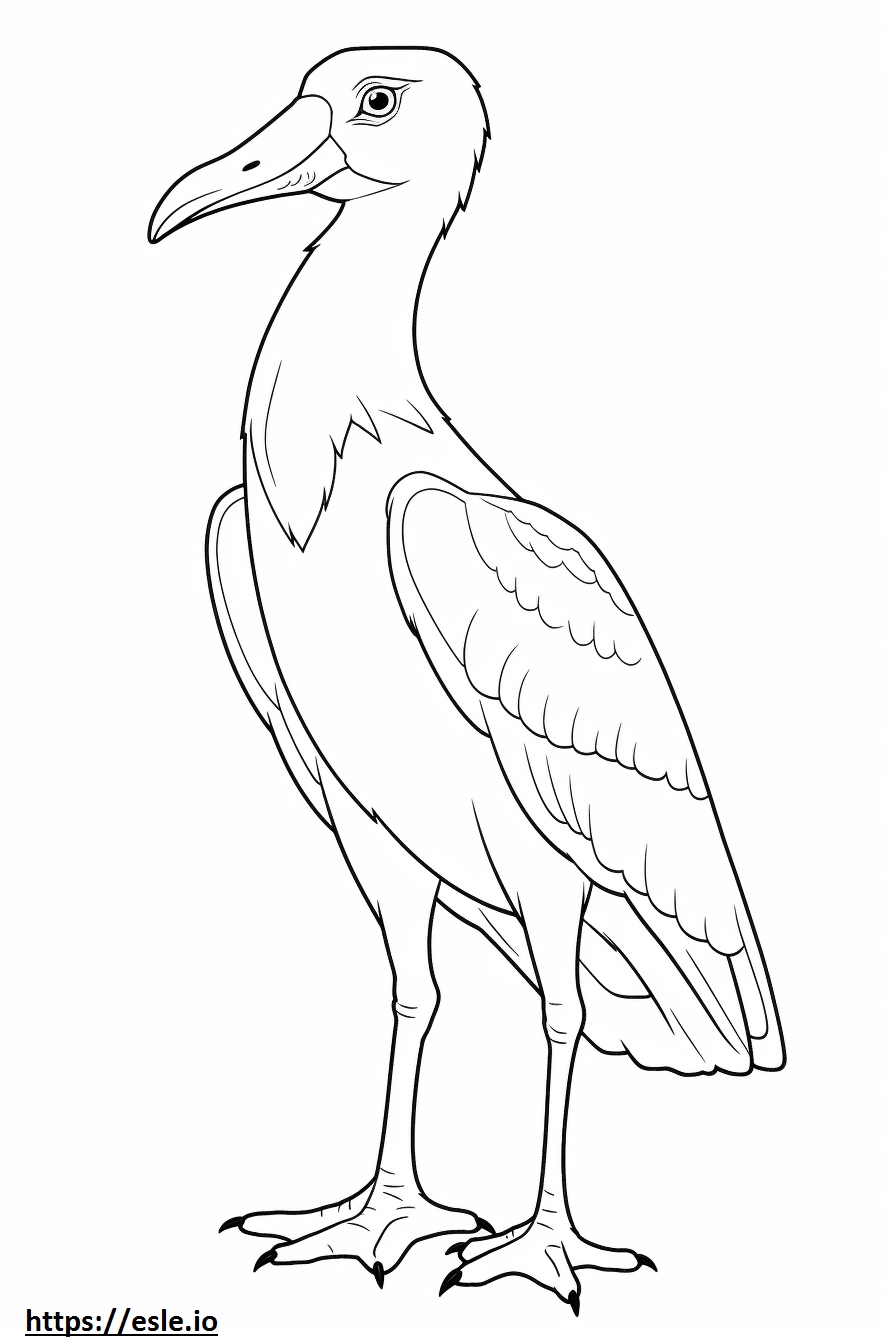 Schneagle Full Body Coloring Page - Free Printable PDF