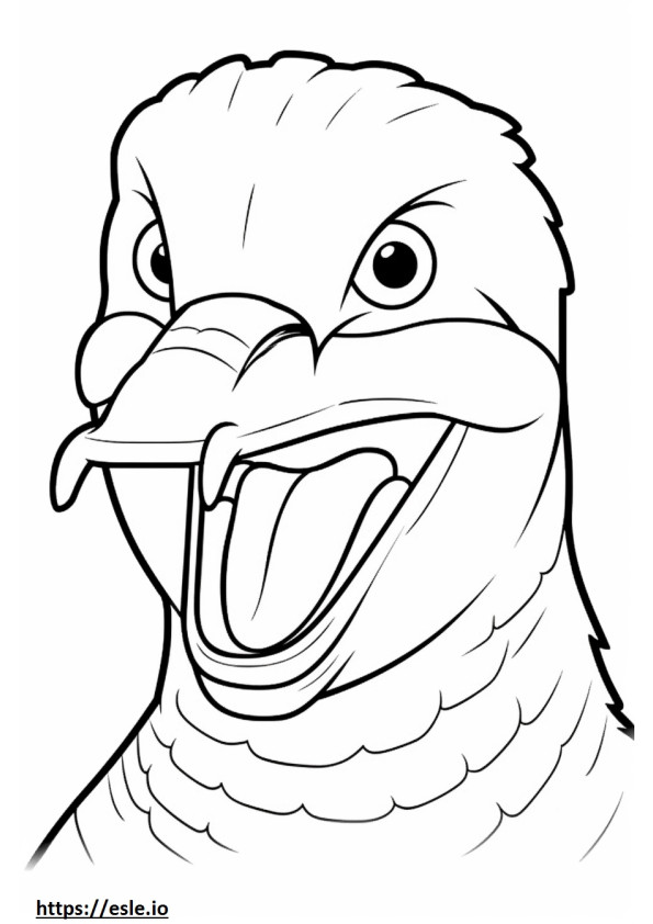 Laughing Kookaburra face 0