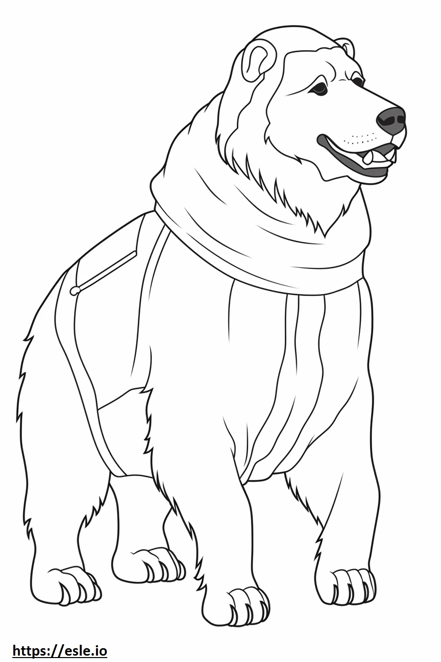 rosyjski-pies-nied-wied-uroczy-kolorowanka