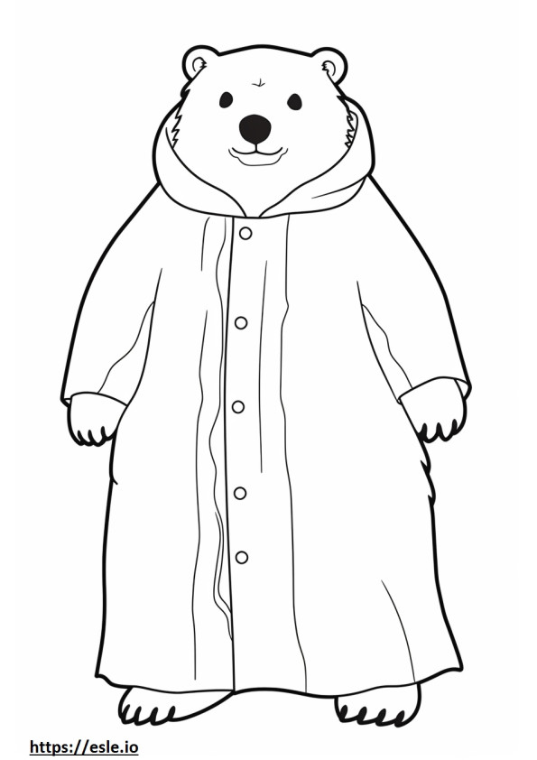 Malchi full body coloring page