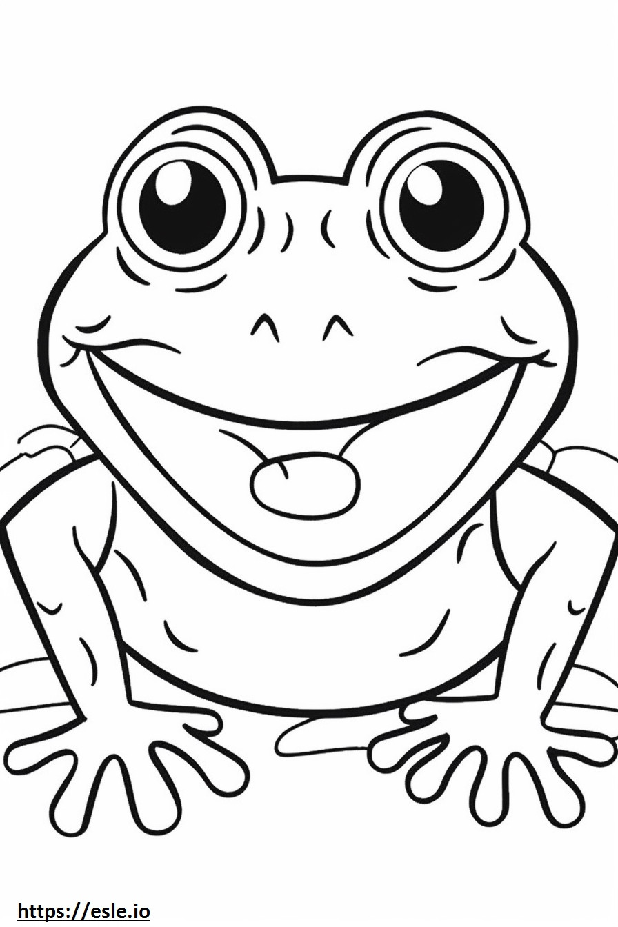 Bataklık Kurbağası yüzü boyama