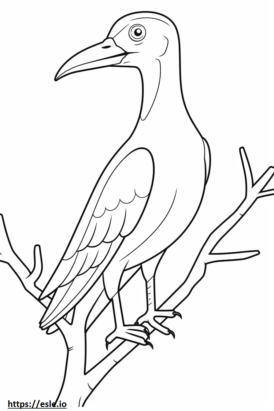 Dromornis stirtoni uroczy kolorowanka