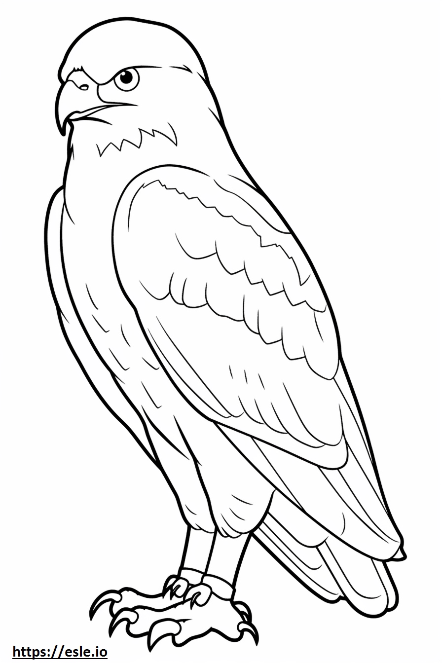 Snowy Owl Cute Coloring Page - Free Printable PDF