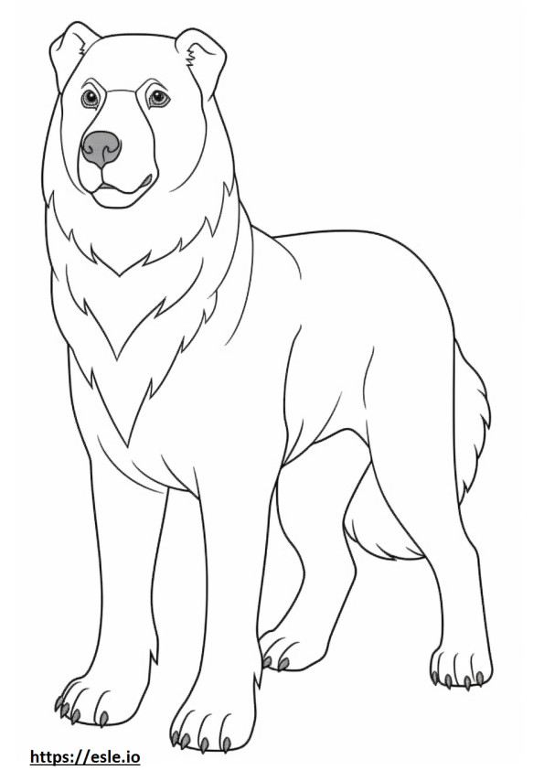 Russian Bear Dog full body 0