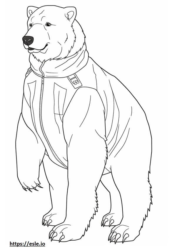 Russian Bear Dog full body 2