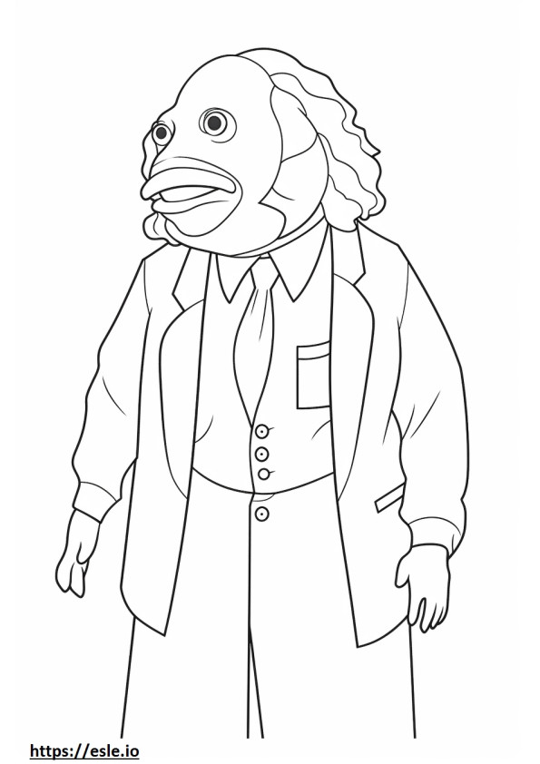 Molly full body coloring page