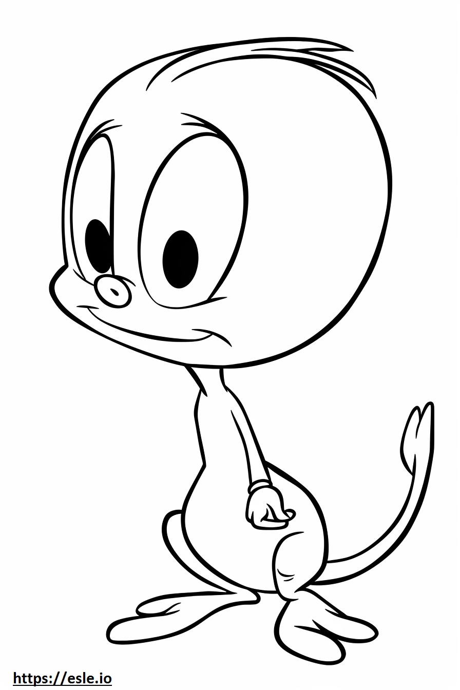 Baby-Tweety ausmalbild zum ausdrucken