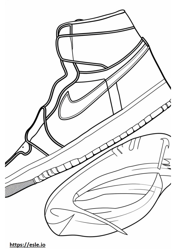 Nike sign for coloring