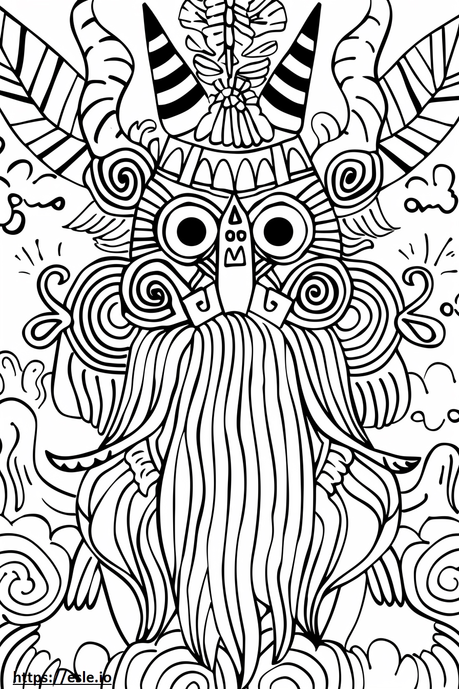 Adorable Mythical Creatures Coloring Page
