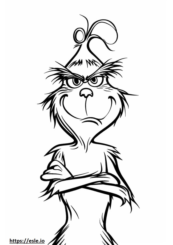 The grinch movie coloring sheet