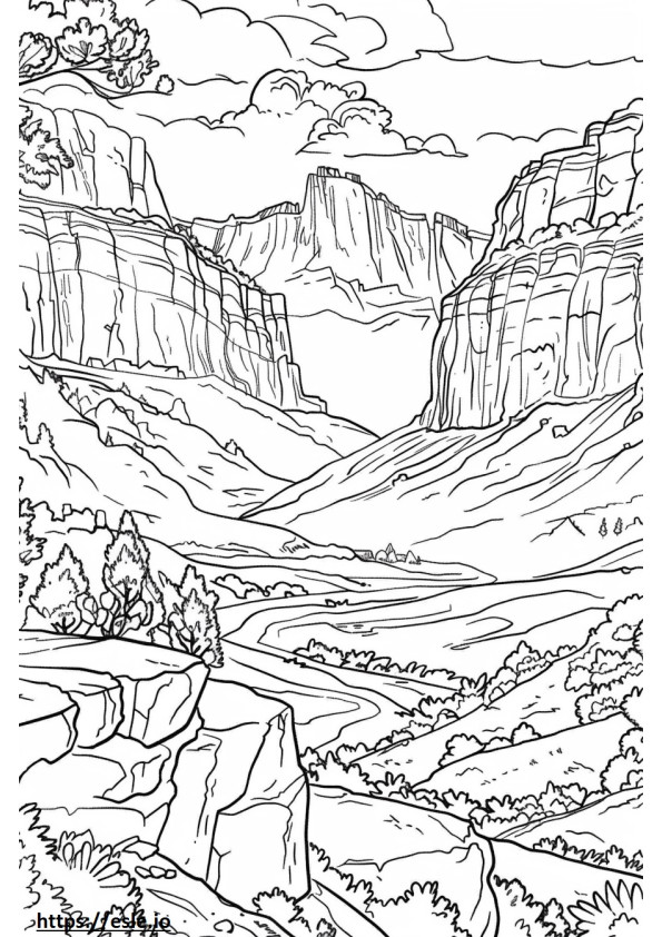 Colorado springs to page az coloring sheet