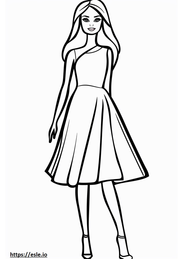 Barbie-Logo ausmalbild zum ausdrucken