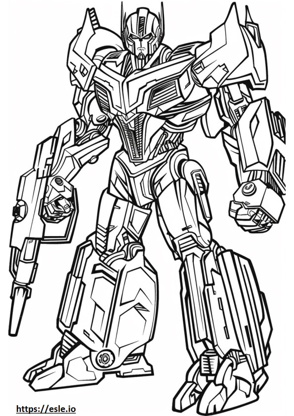 L'era dell'estinzione dei Transformers da colorare e stampare