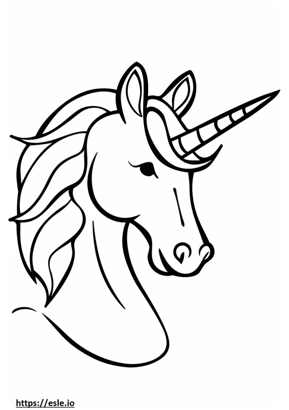Stampa unicorno da colorare e stampare