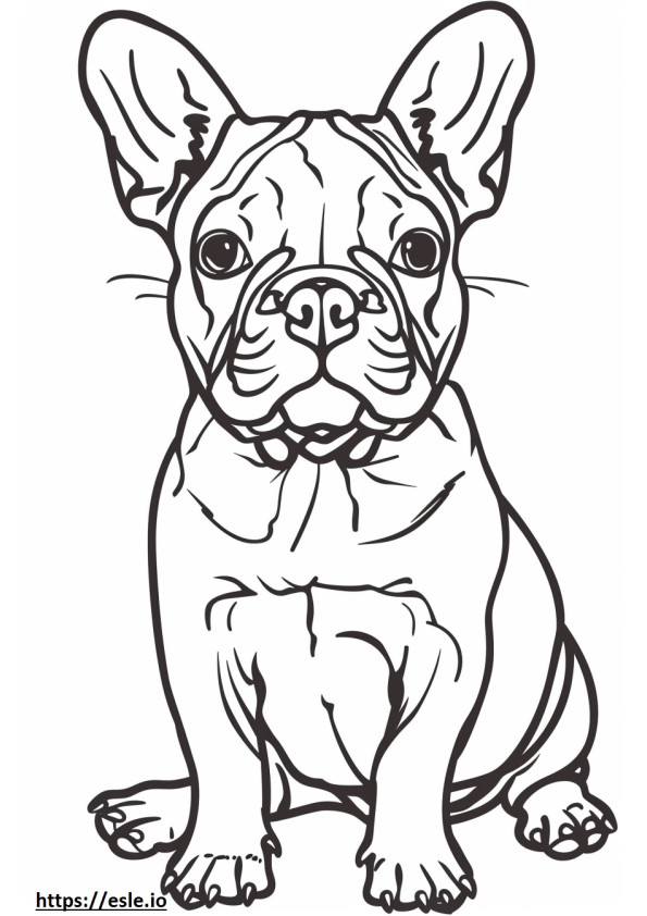 Cute french bulldog free printable