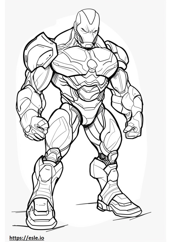 Dark titan for coloring
