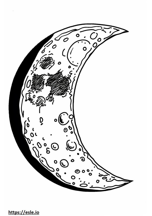 Lune a imprimer