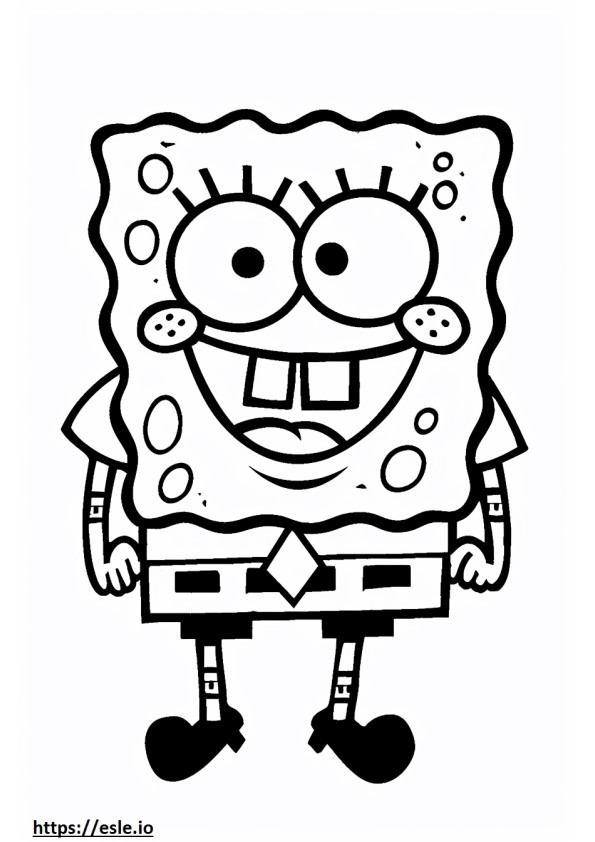 Bob spongebob for coloring