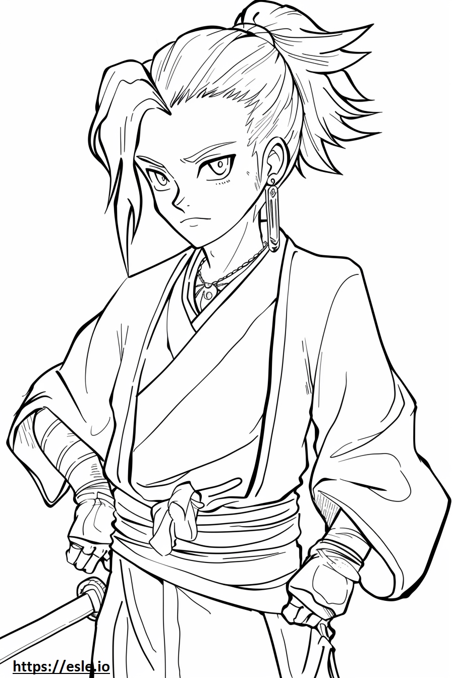 Nezuko shinobu coloring sheet