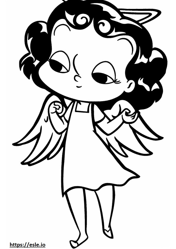 ángel betty boop para imprimir