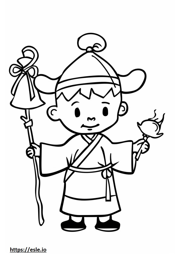 Suerte dibujo para colorear