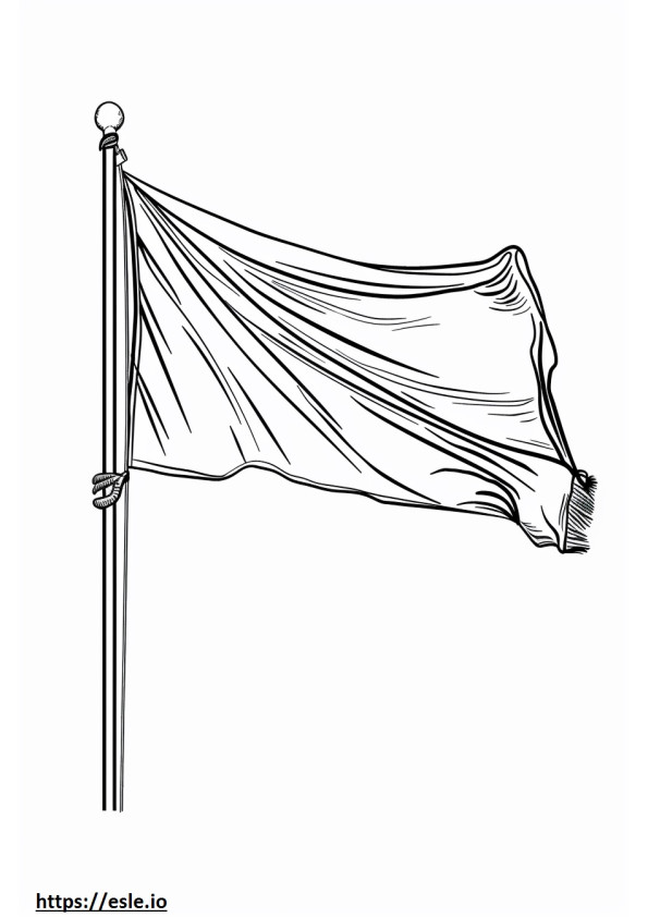 Bendera Irlandia mewarnai gambar