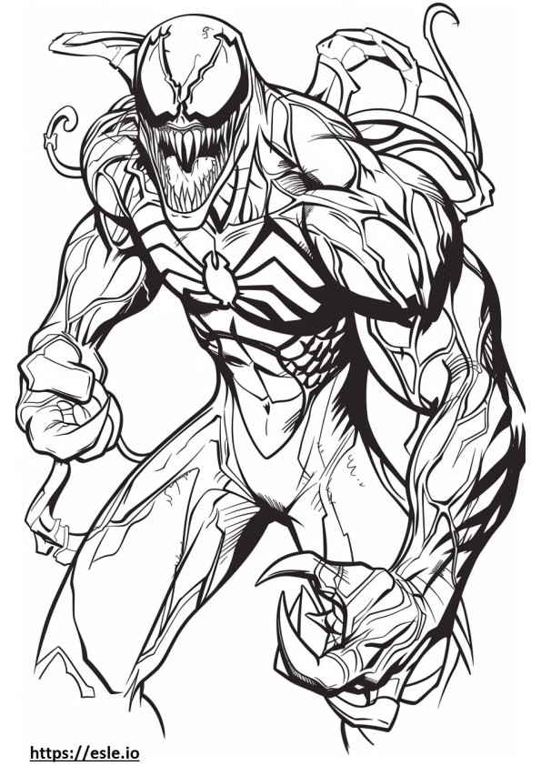 2018 venom coloring sheet