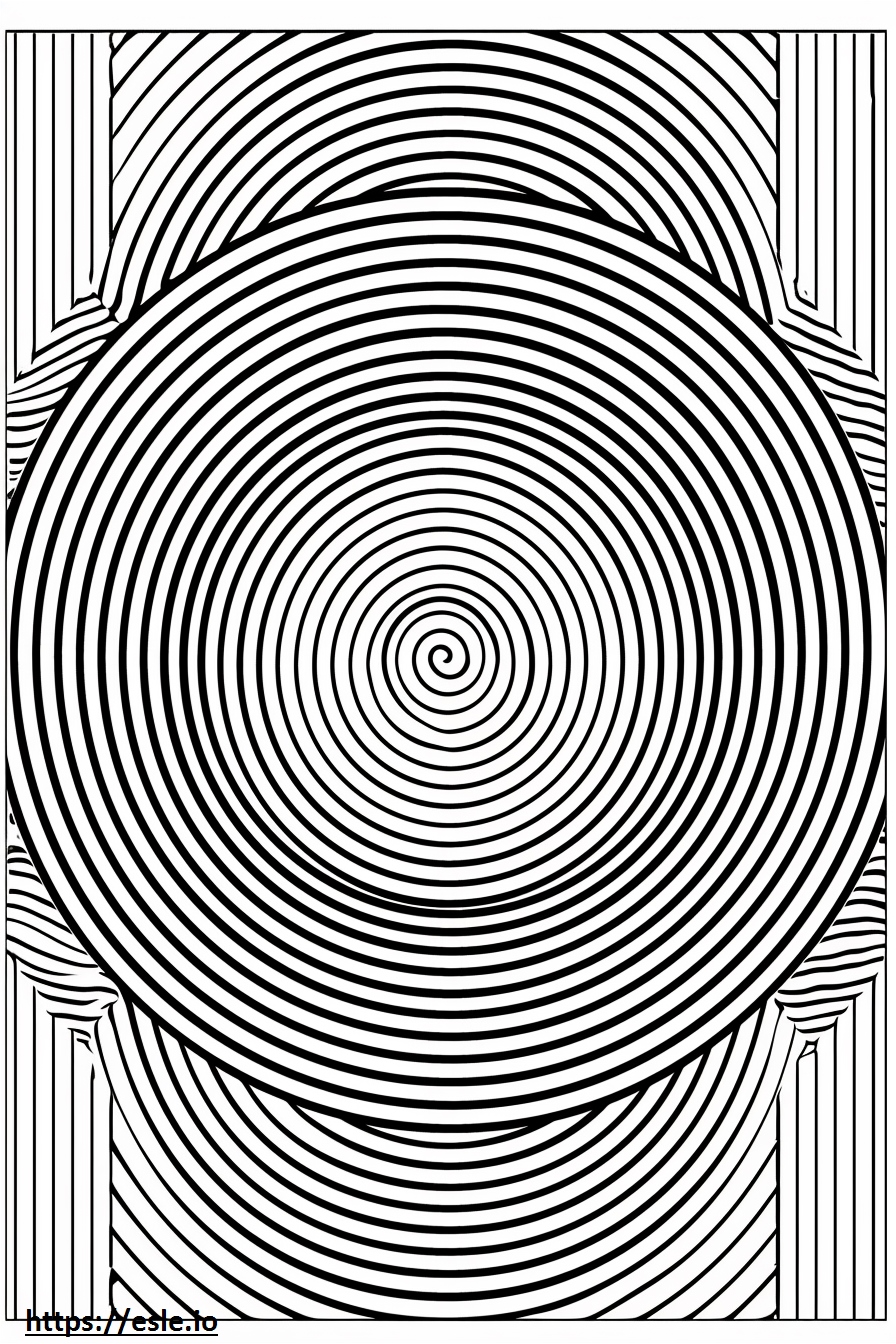 Illusione ottica geometrica da stampare